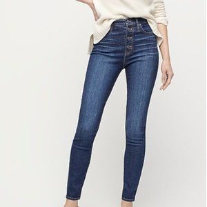 10" High Rise Toothpick Jean - J.Crew - Size 28